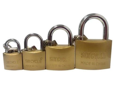 Großhandel Kleines Marine Kupfervorhängeschloss mit gleichem Schlüssel 3 Pack