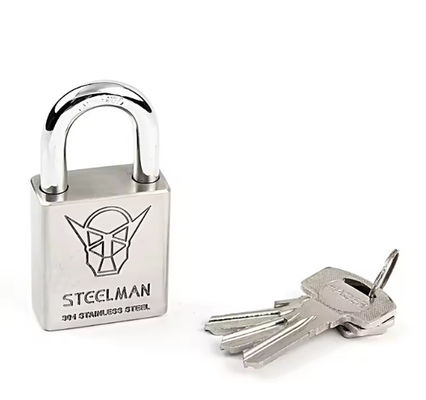 Kurze Schnürsenkel Edelstahl-Hängeschloss Schlüssel gleich für Schrank Anti-Säure 6 Pack
