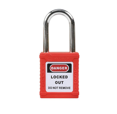 Verriegelung Tagout Sicherheit Industrielle Vorhängeschloss Gelb Blau Grün Rot