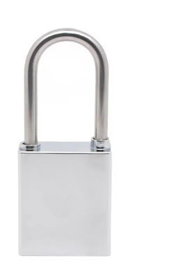 Sicherheitsschloss aus Silber aus Edelstahl
