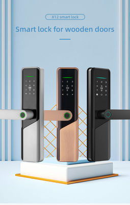 Elektrische digitale Smart Volibel Aluminiumlegierung RFID-Karte Passwort Code Türschloss ohne Fingerabdruck Tuya Ttlock App
